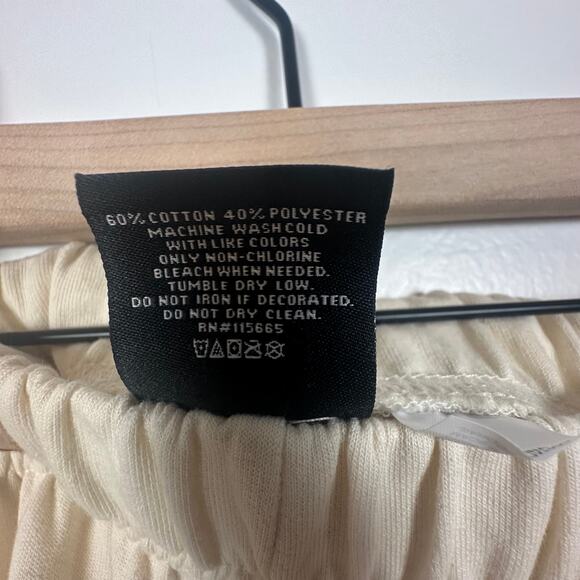 Dragon Ball Z Crunchy Roll Anime Graphic Print Beige Jogger Sweatpants Medium - Picture 8 of 8